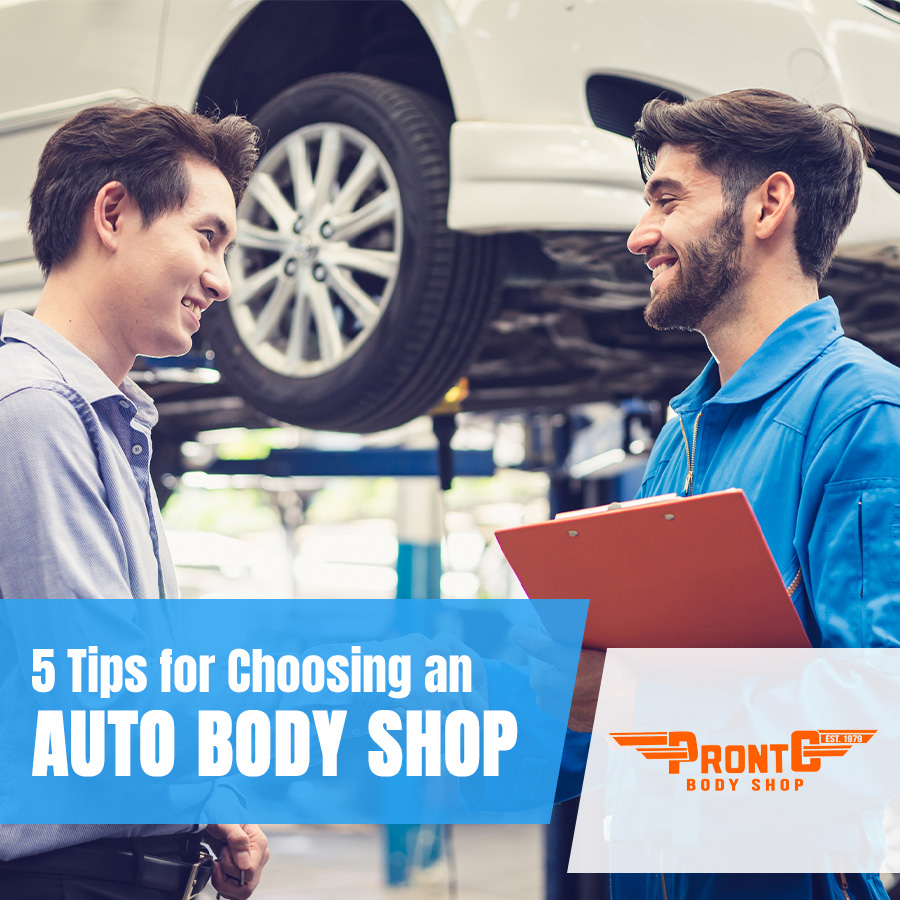 5 Tips for Choosing a Reputable Auto Body Shop