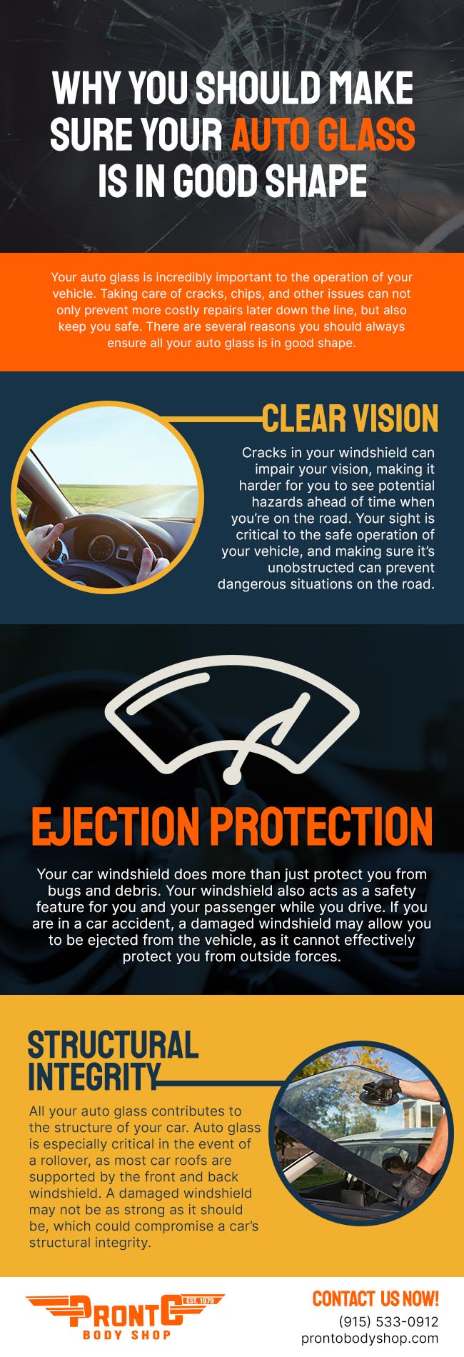 Why You Should Make Sure Your Auto Glass Is in Good Shape [infographic]